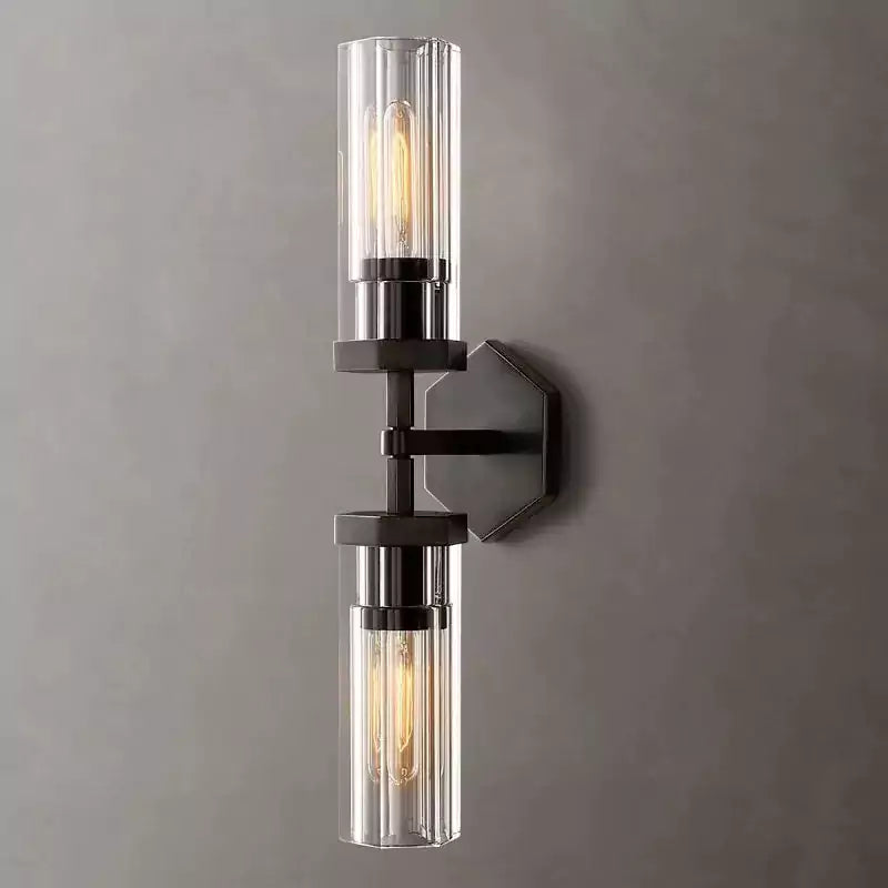 KL Lambert Hexagonal Linear Wall Sconce
