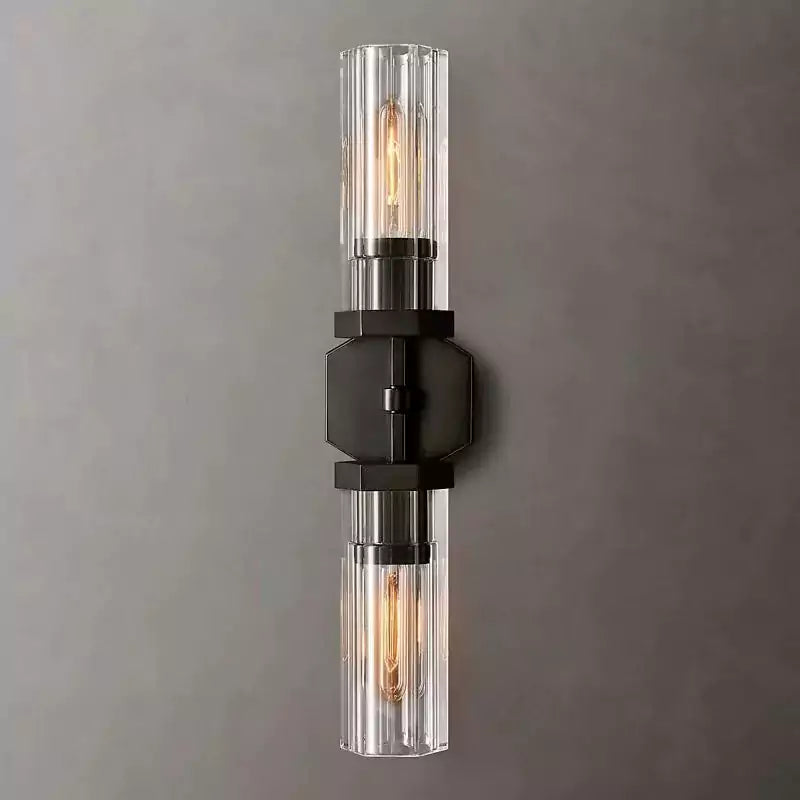 KL Lambert Hexagonal Linear Wall Sconce