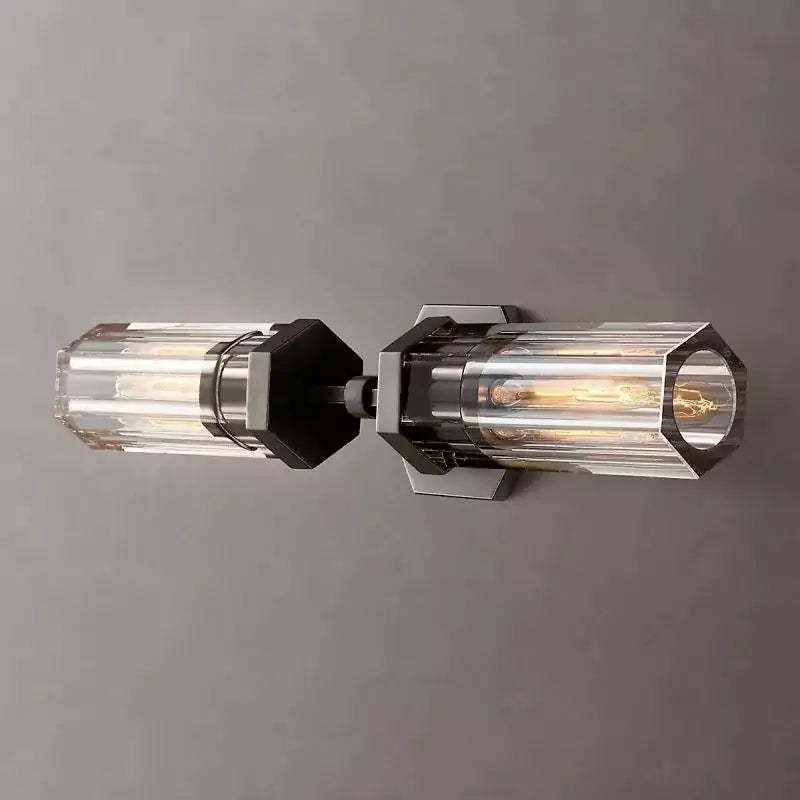KL Lambert Hexagonal Linear Wall Sconce
