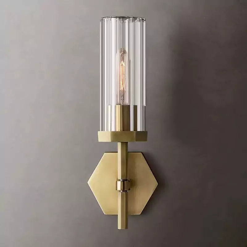 KL Lambert Hexagonal Wall Sconce