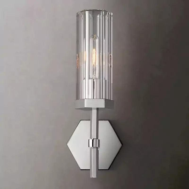 KL Lambert Hexagonal Wall Sconce