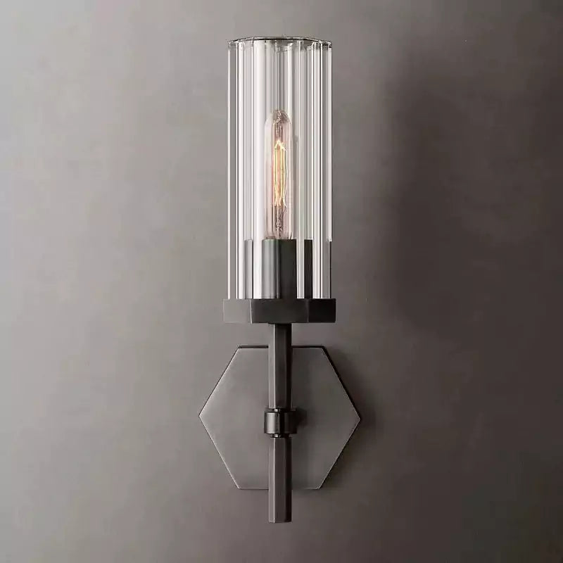 KL Lambert Hexagonal Wall Sconce