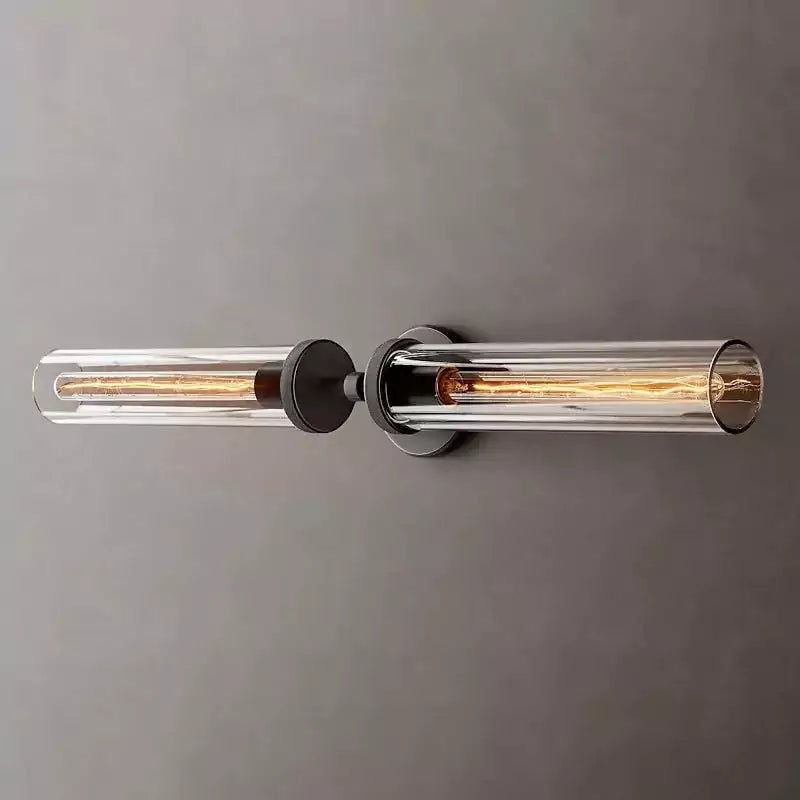 KL Lambert Knurled Grand Linear Wall Sconce