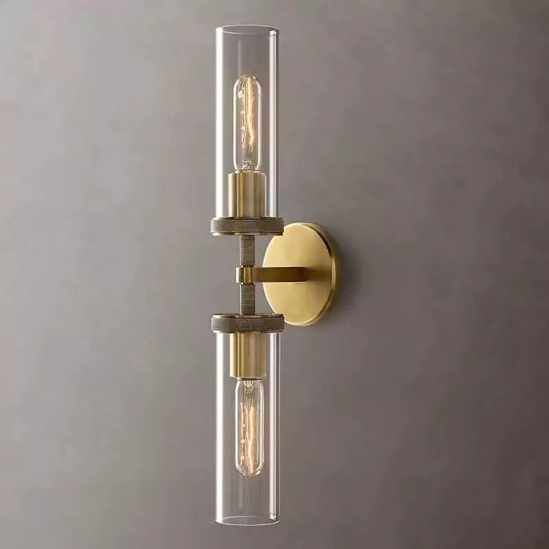 KL Lambert Knurled Linear Wall Sconce