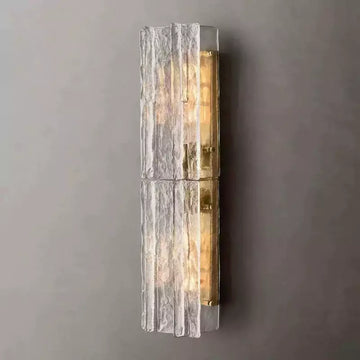 KL Latta Clear Glass Wall Sconce 15" 30"