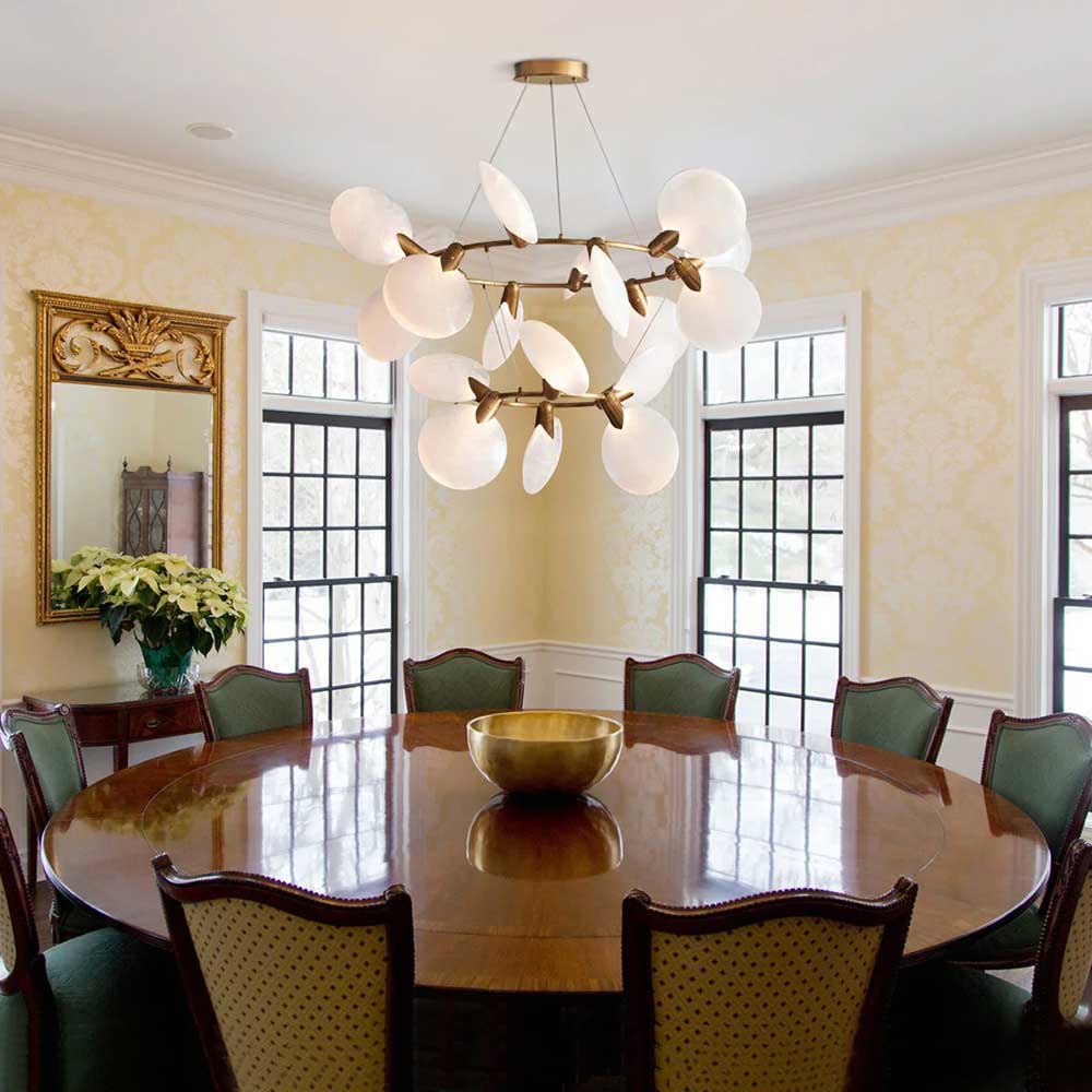 KL Lylia 2-Tiered Halo Chandelier