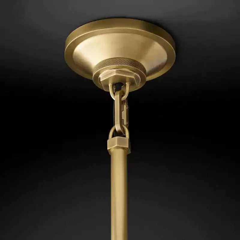 KL Machine Glass Funnel Pendant Light