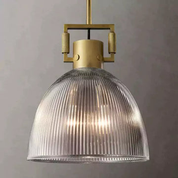 KL Machine Prismatic Cloche Pendant Light