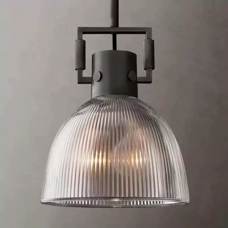 KL Machine Prismatic Cloche Pendant Light