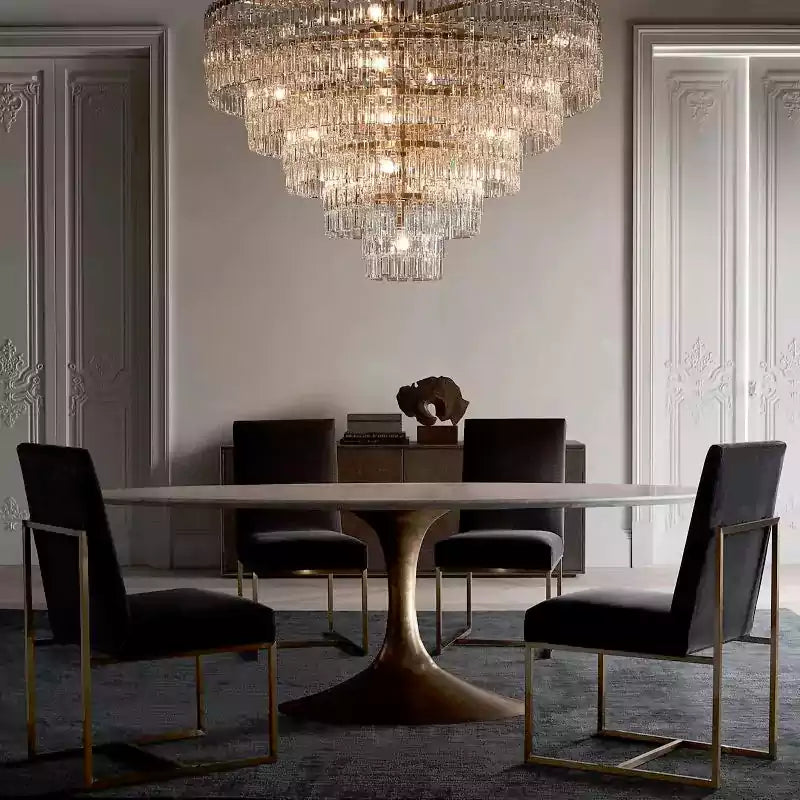 KL Marigno Tiered Round Chandelier 48"