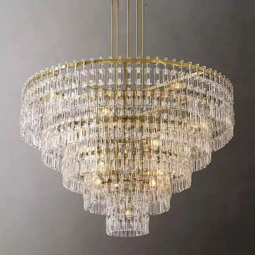 KL Marigno Tiered Round Chandelier 60"
