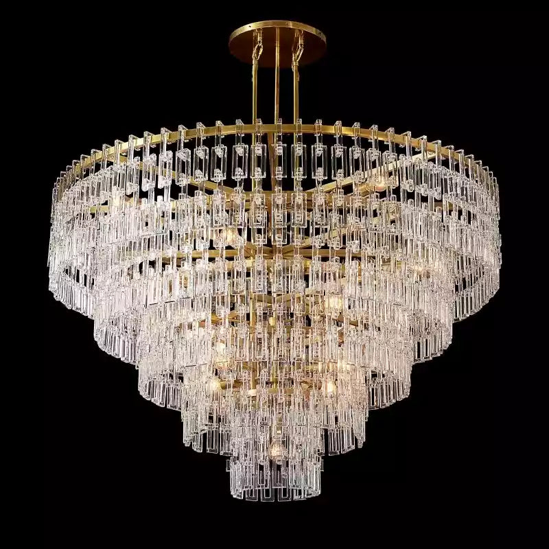 KL Marigno Tiered Round Chandelier 60"