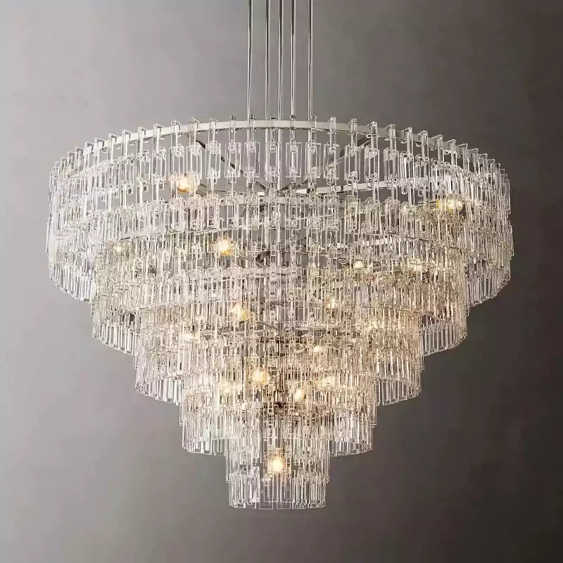 KL Marigno Tiered Round Chandelier 60"