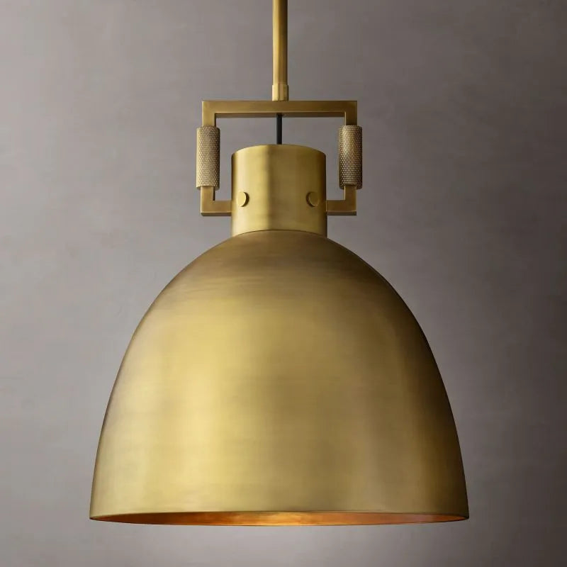 KL Machine Metal Cloche Pendant Light