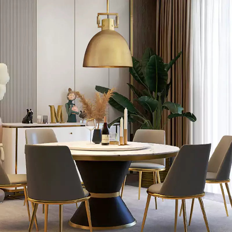 KL Machine Metal Cloche Pendant Light