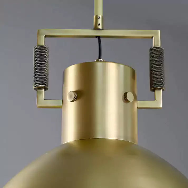 KL Machine Metal Cloche Pendant Light