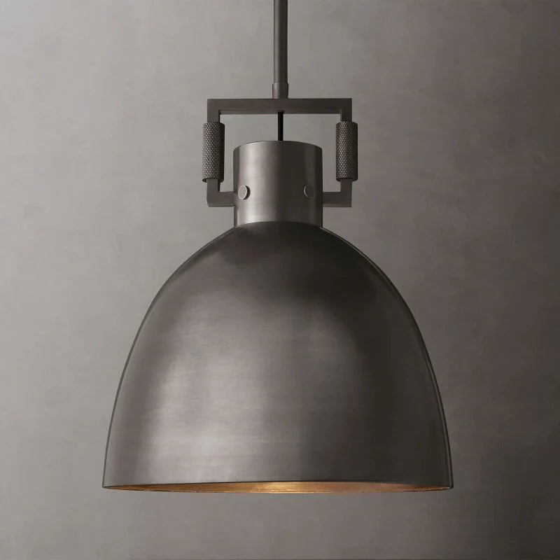 KL Machine Metal Cloche Pendant Light