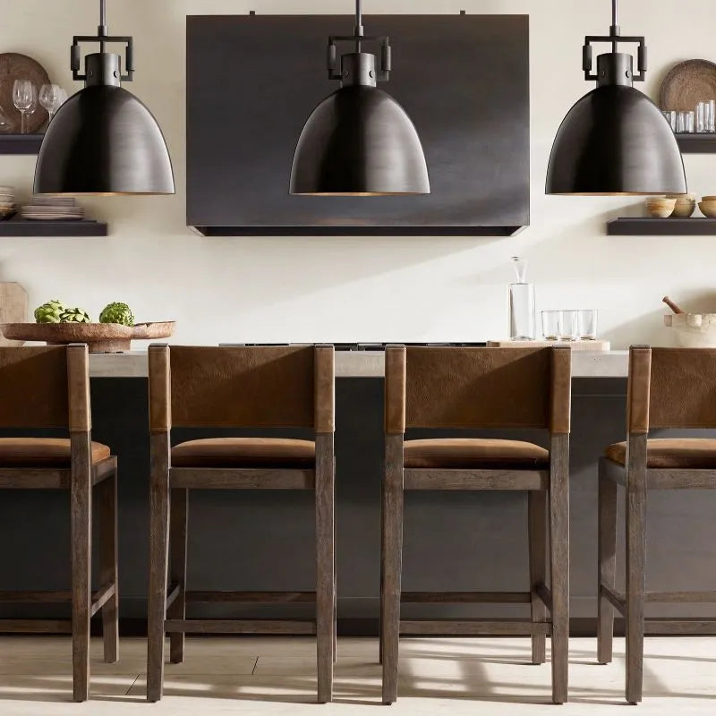 KL Machine Metal Cloche Pendant Light