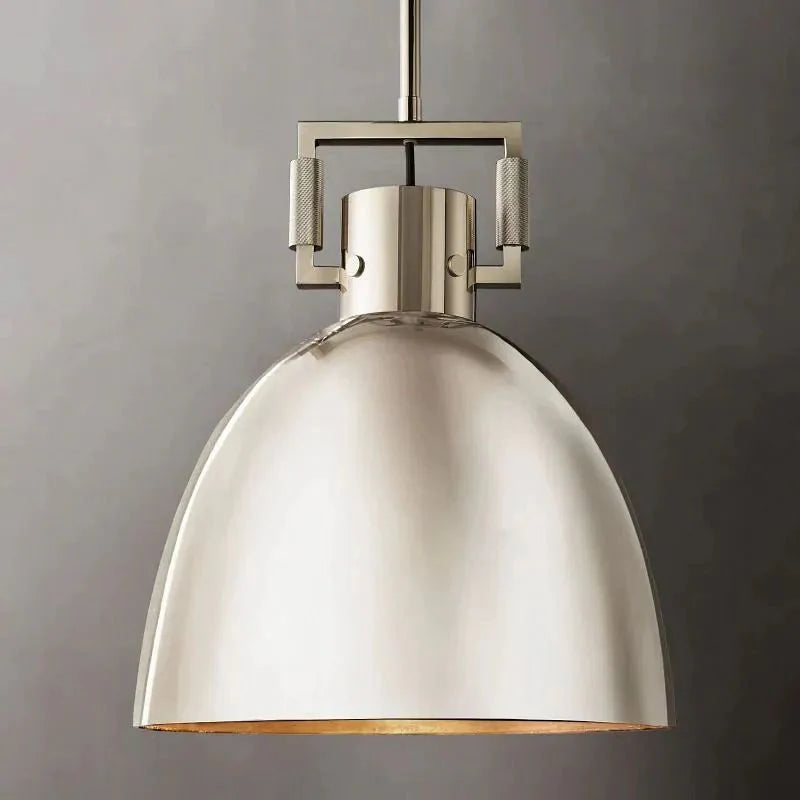 KL Machine Metal Cloche Pendant Light