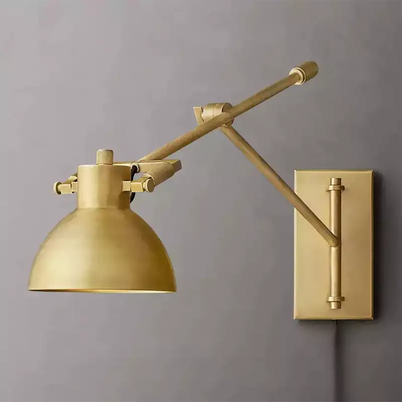 KL Machine Swing-Arm Task Wall Sconce