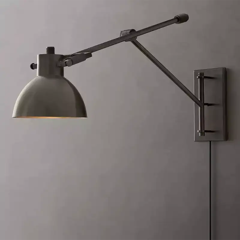 KL Machine Swing-Arm Task Wall Sconce