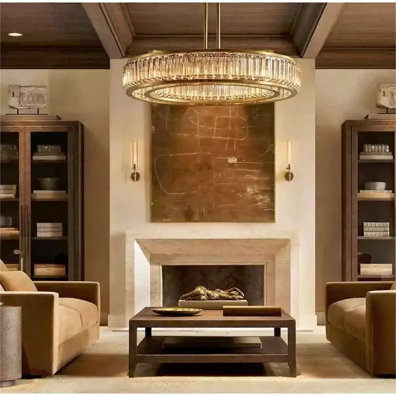 KL Mauriar Round Chandelier 37"