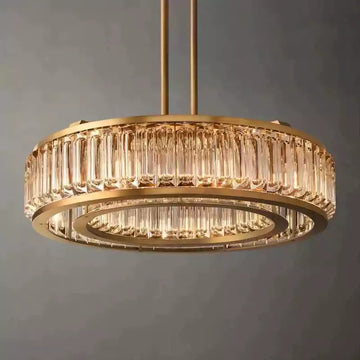 KL Mauriar Round Chandelier 37"