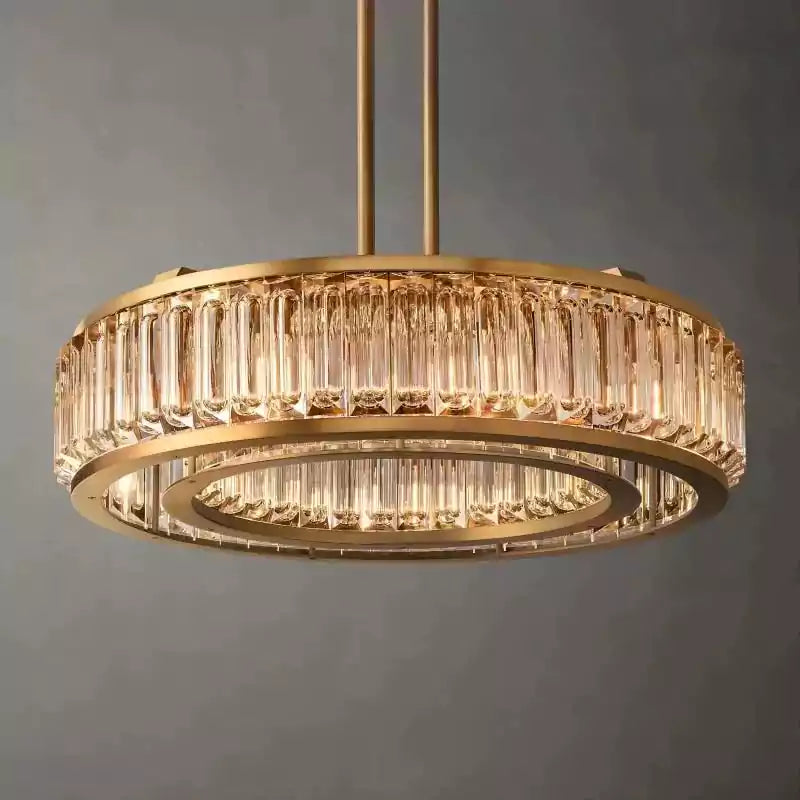 KL Mauriar Round Chandelier 37"