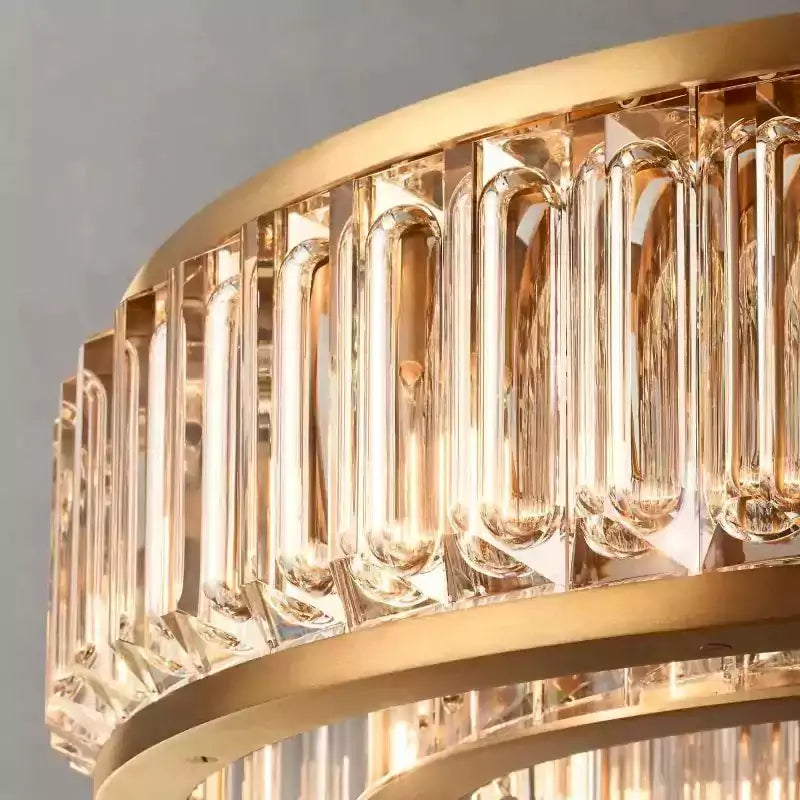 KL Mauriar Round Chandelier 37"