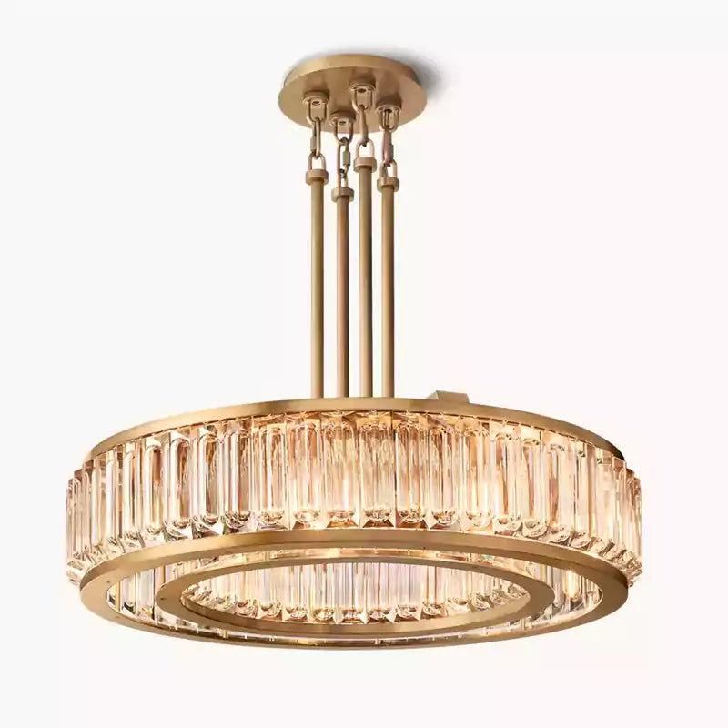 KL Mauriar Round Chandelier 37"