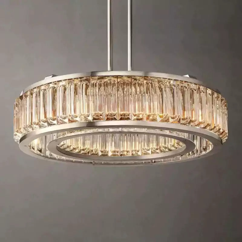 KL Mauriar Round Chandelier 37"