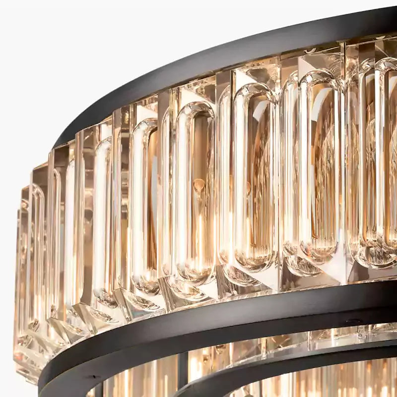 KL Mauriar Round Chandelier 37"