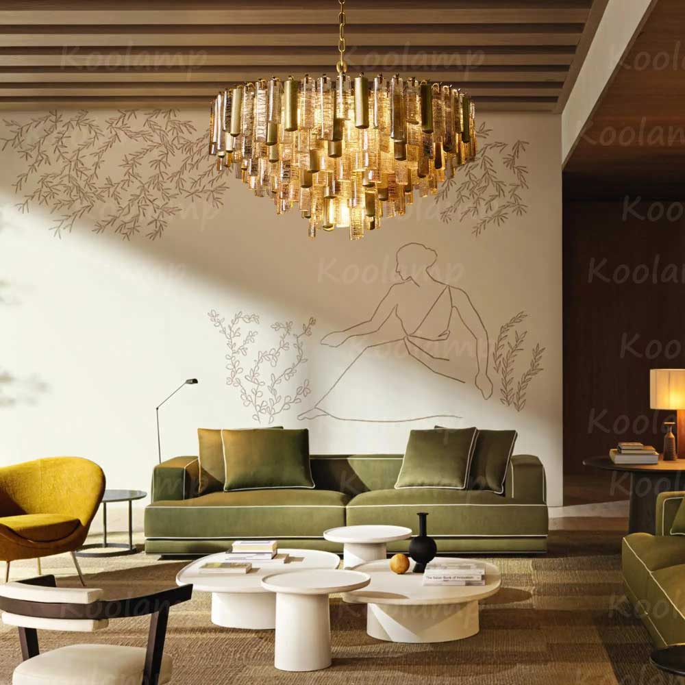 Neva Murano Glass Round Chandelier