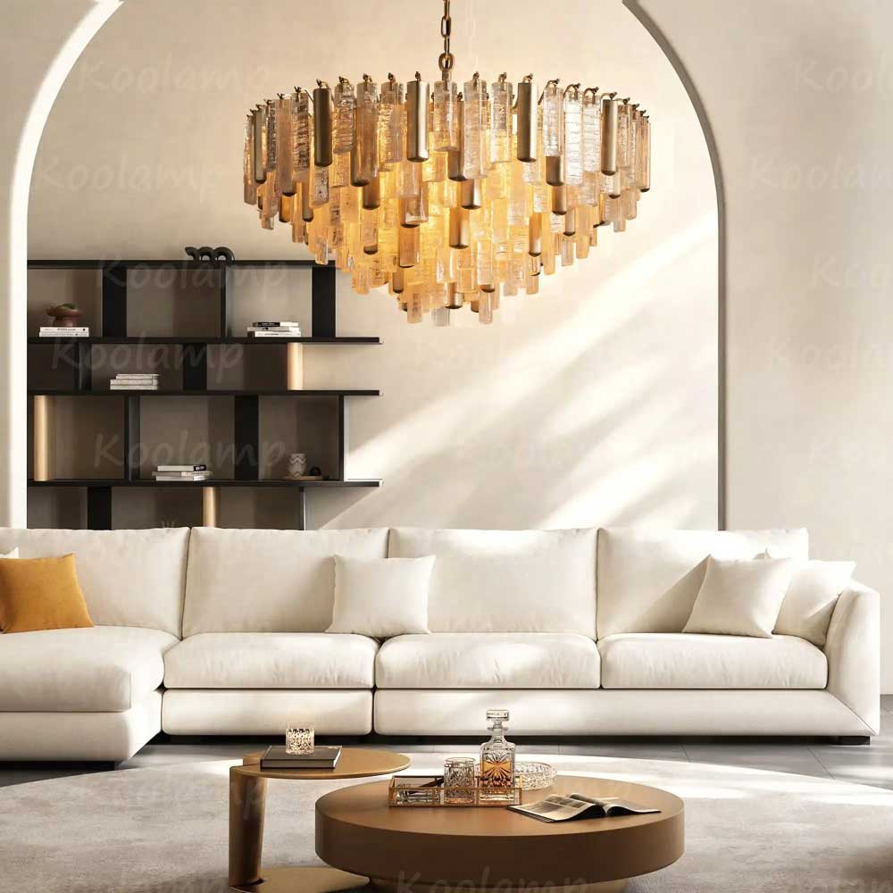 Neva Murano Glass Round Chandelier