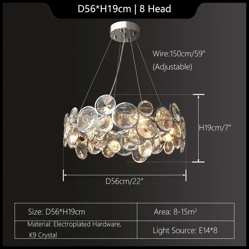 Opal Unique Elegance Crystal Chandelier