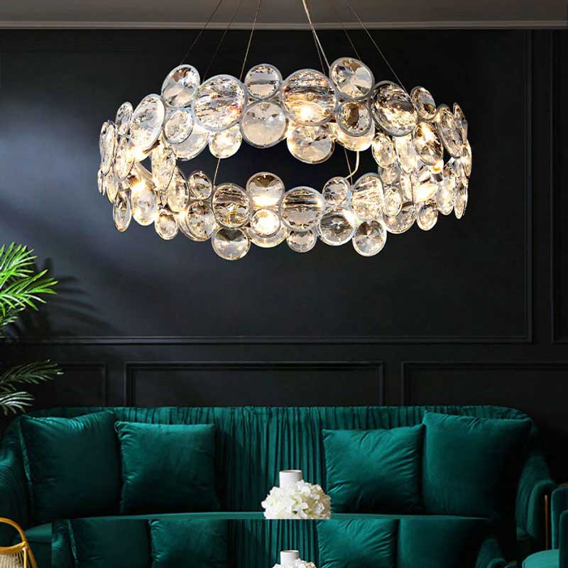 Opal Unique Elegance Crystal Chandelier