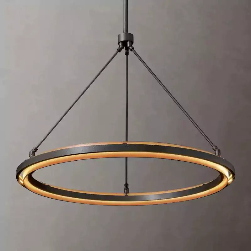 KL Peral Round Chandelier 36"