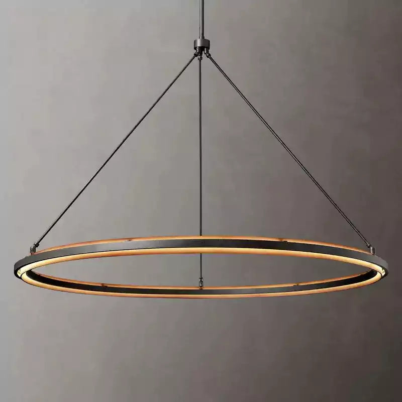 KL Peral Round Chandelier 60"