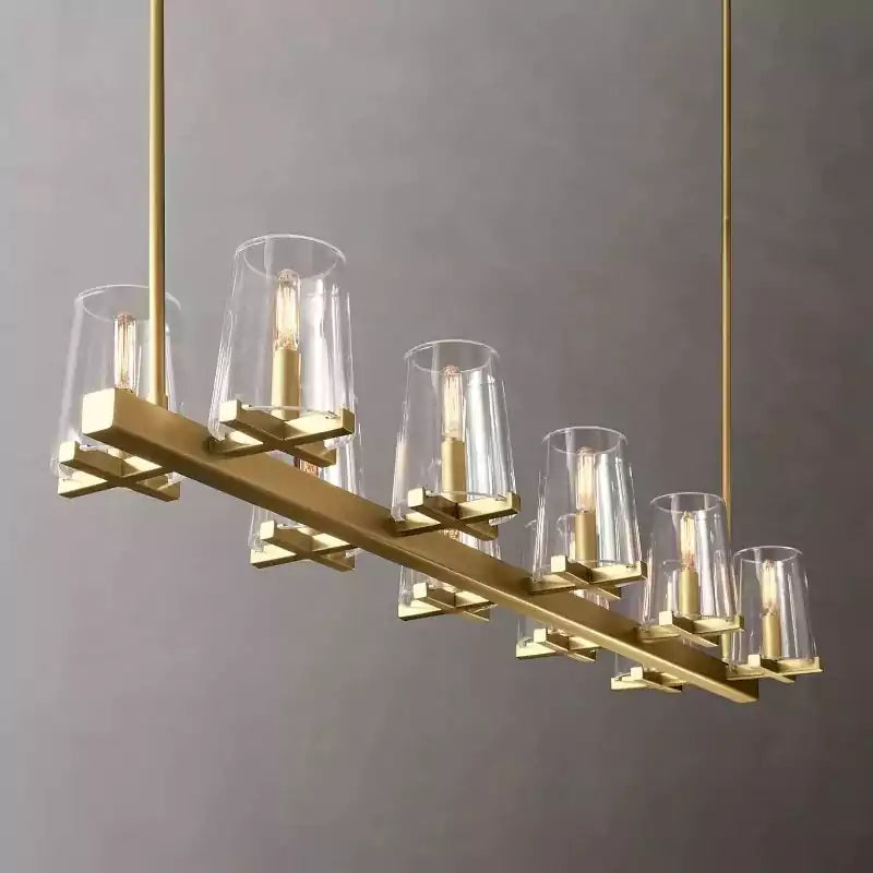 KL Pauilier Linear Chandelier 49"