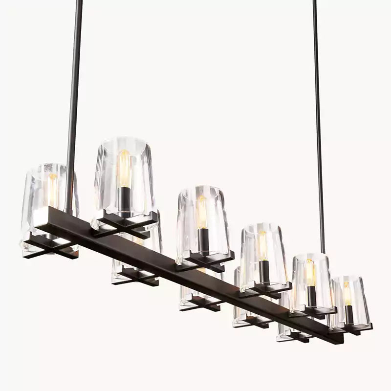 KL Pauilier Linear Chandelier 49"
