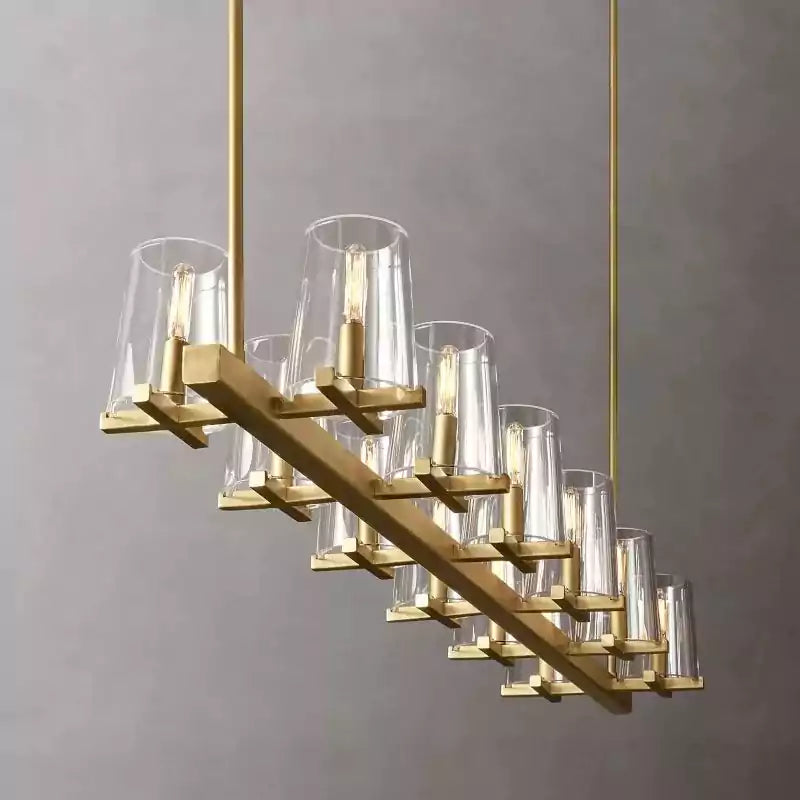 KL Pauilier Linear Chandelier 60"