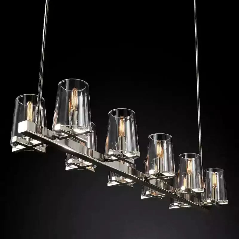 KL Pauilier Linear Chandelier 60"