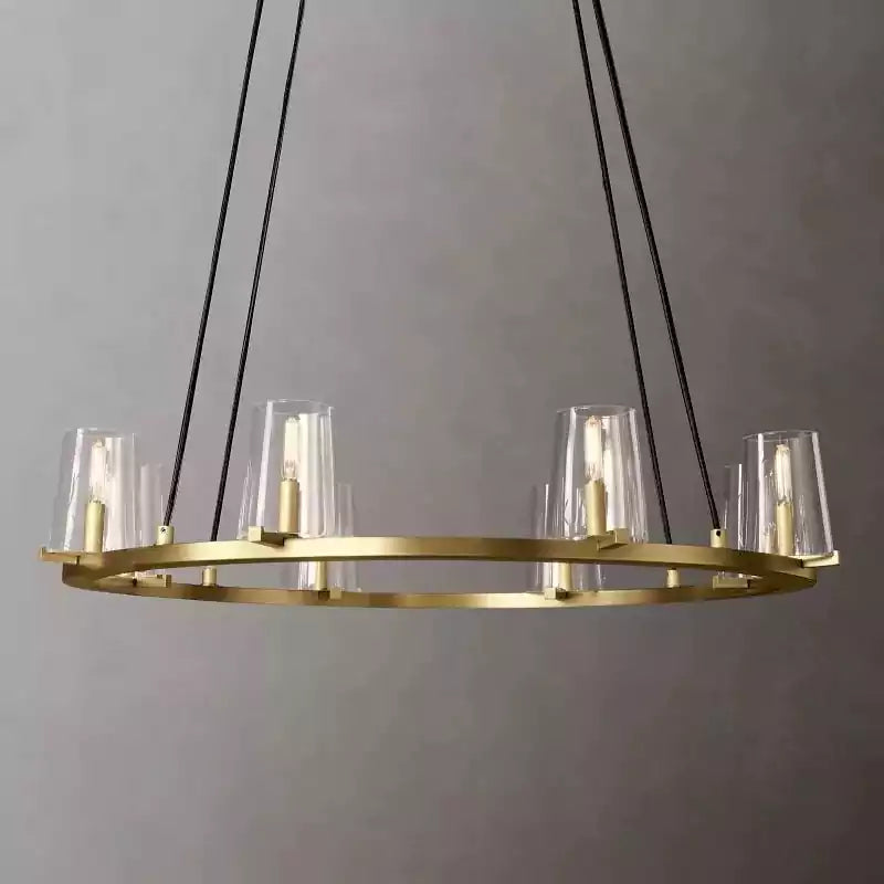 KL Pauilier Round Chandelier 36"