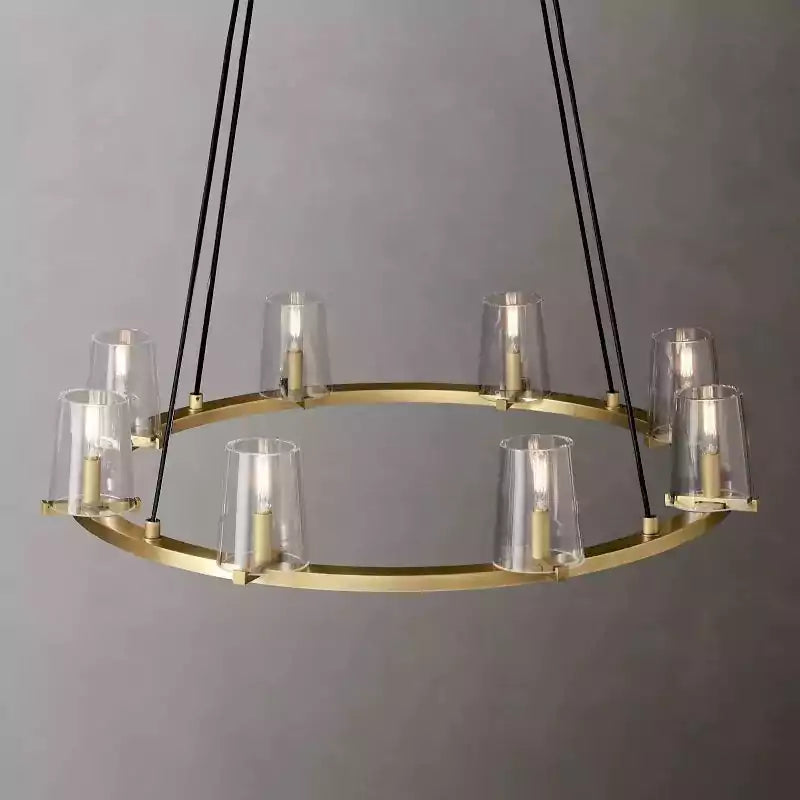 KL Pauilier Round Chandelier 36"