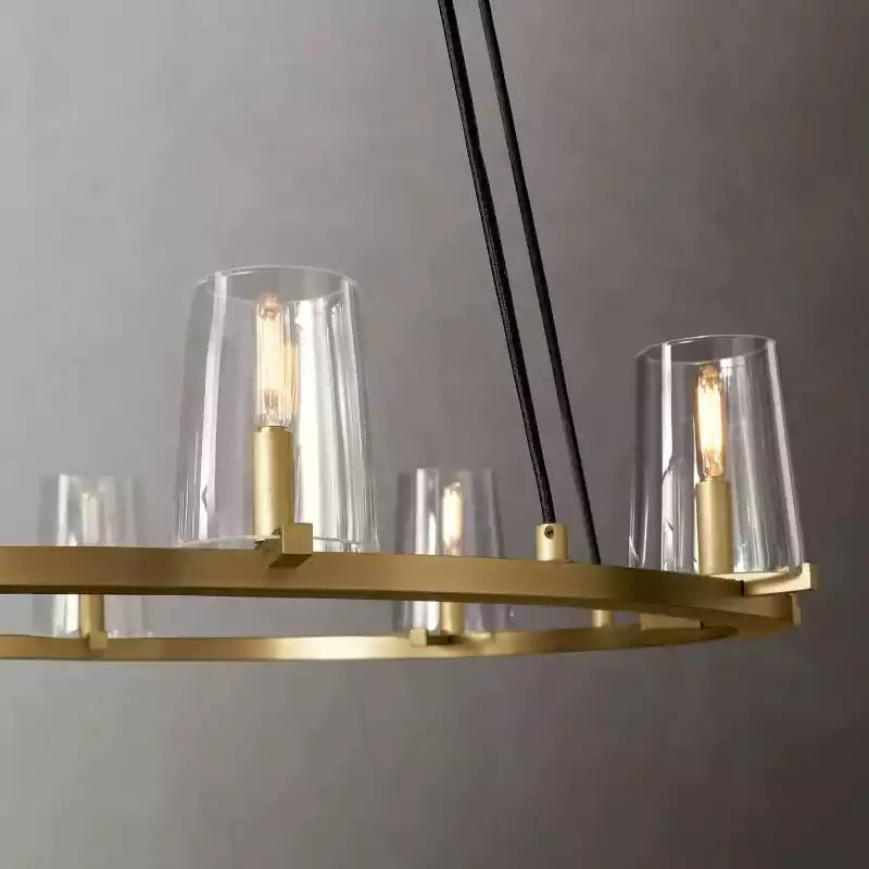 KL Pauilier Round Chandelier 36"