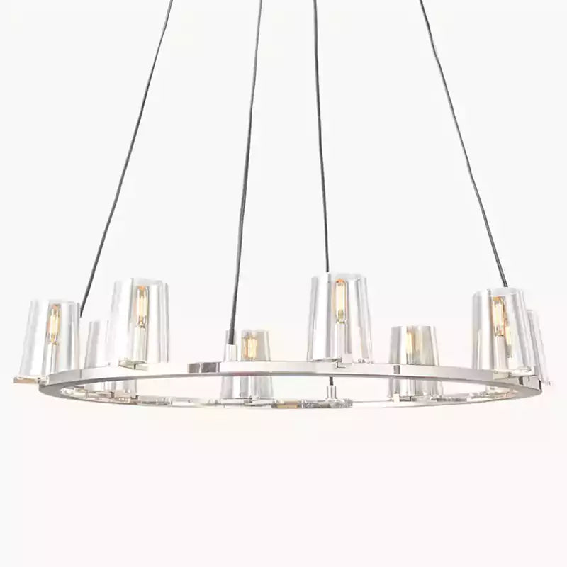 KL Pauilier Round Chandelier 36"