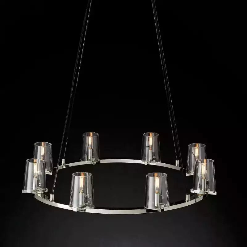 KL Pauilier Round Chandelier 36"