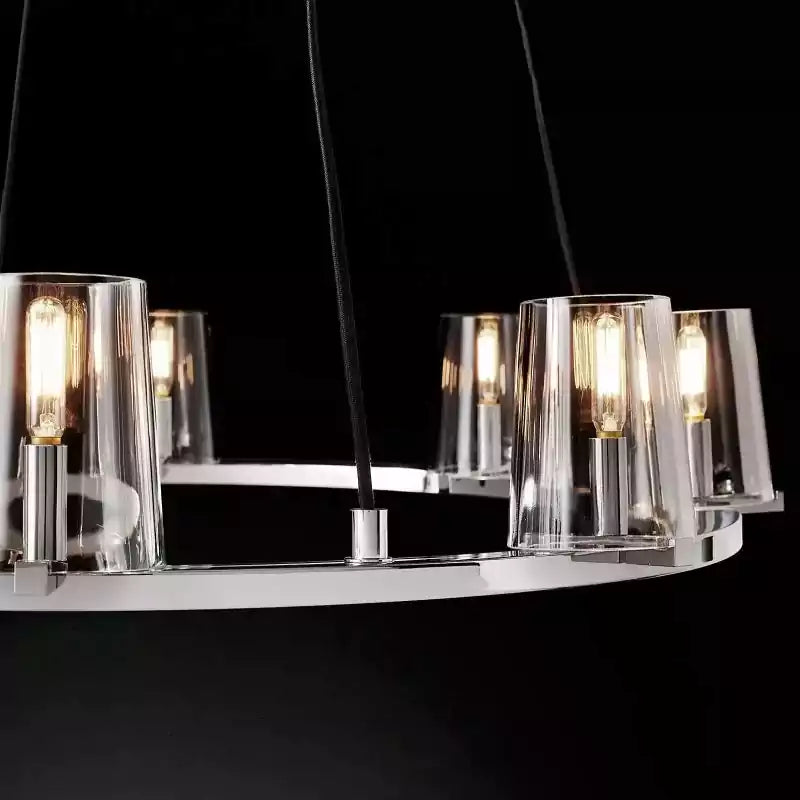 KL Pauilier Round Chandelier 36"