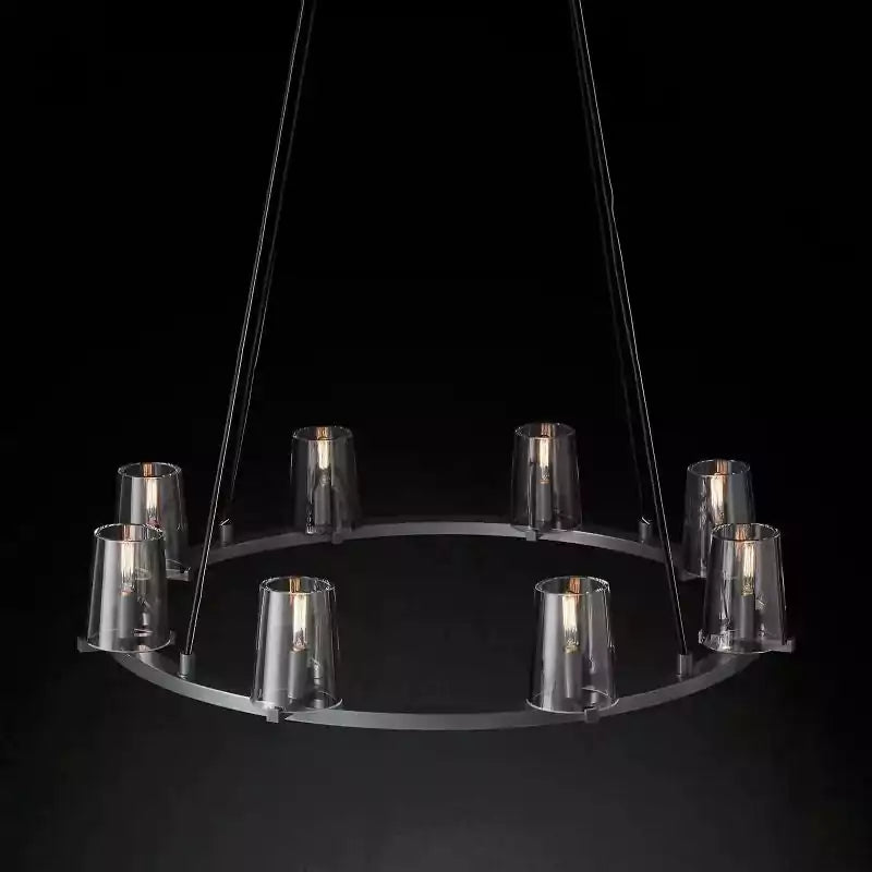 KL Pauilier Round Chandelier 36"