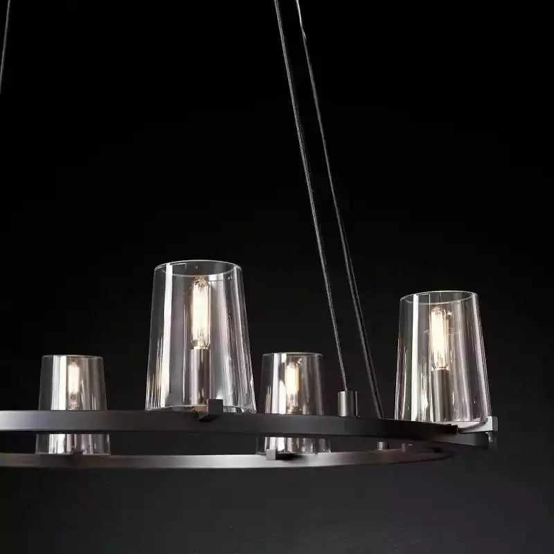 KL Pauilier Round Chandelier 36"